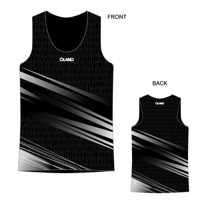 Male singlet Race face
