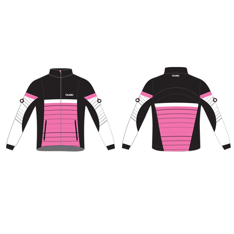 O jacket OLAND TEMPO pink women
