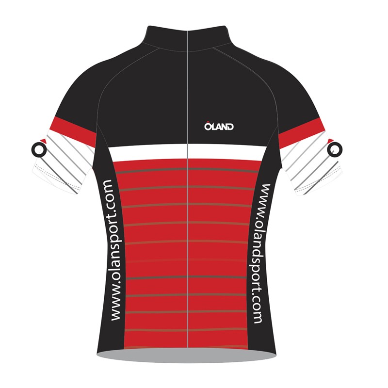 Jersey OLAND TEMPO bike red