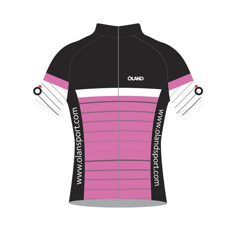 Jersey OLAND TEMPO bike pink